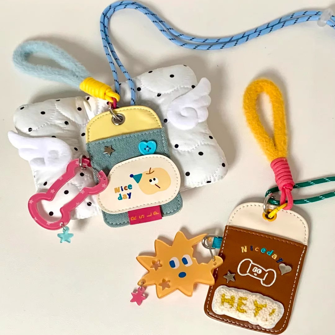 可爱撞色挂脖卡套高颜值3寸