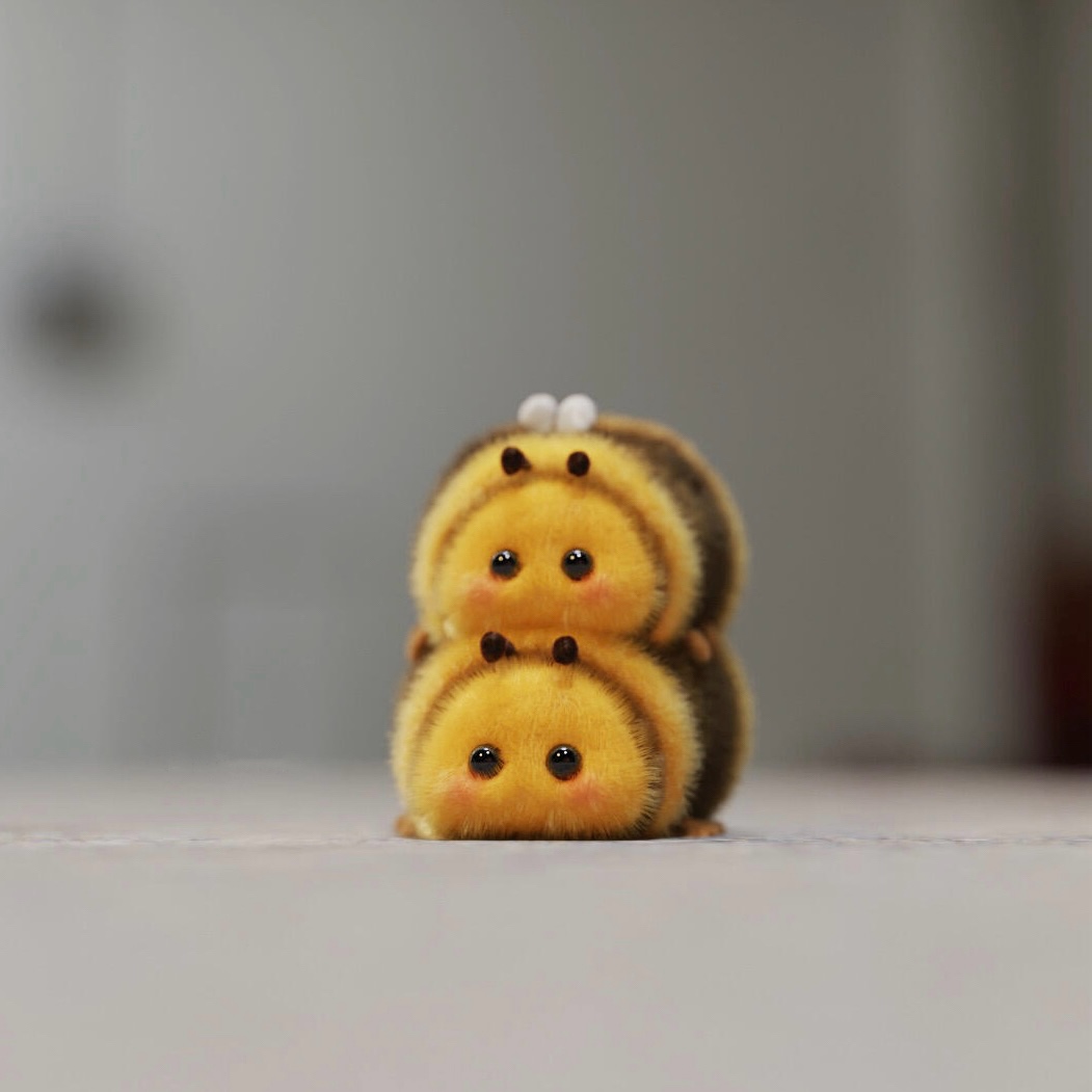 可爱胖胖小蜜蜂毛绒玩偶趴趴熊蜂