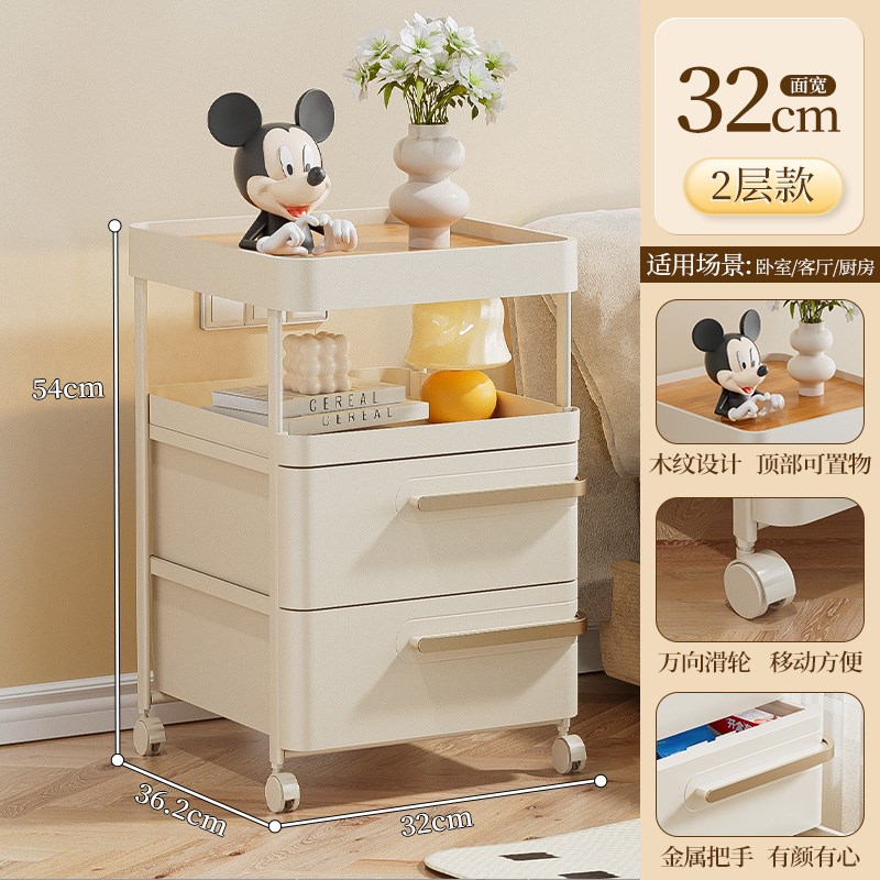 床头柜家用卧室收纳柜p子现代简约床边五斗柜抽屉式置物多层储物