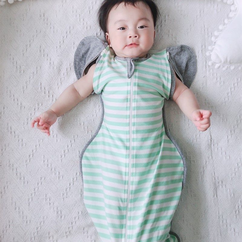 新生婴儿投降式防惊跳睡袋竹纤维夏季薄款宝宝襁褓防踢被四季通用,婴童用品,睡袋/防踢被,淘宝优惠券,粉丝福利购,淘宝优惠卷