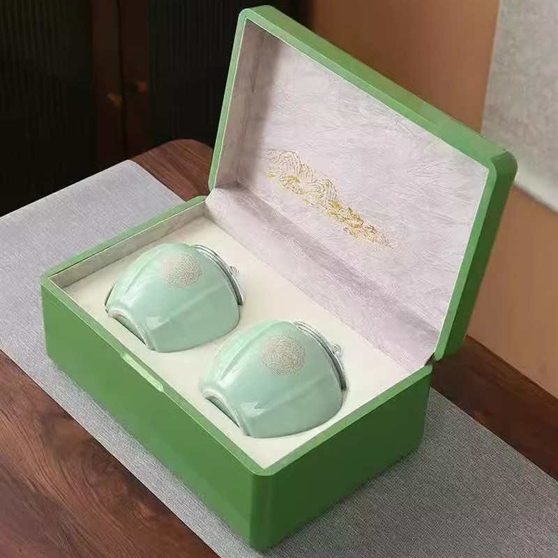 高档钢琴烤漆木盒陶瓷罐茶叶礼盒空盒利川红恩施玉露W黄茶包装空
