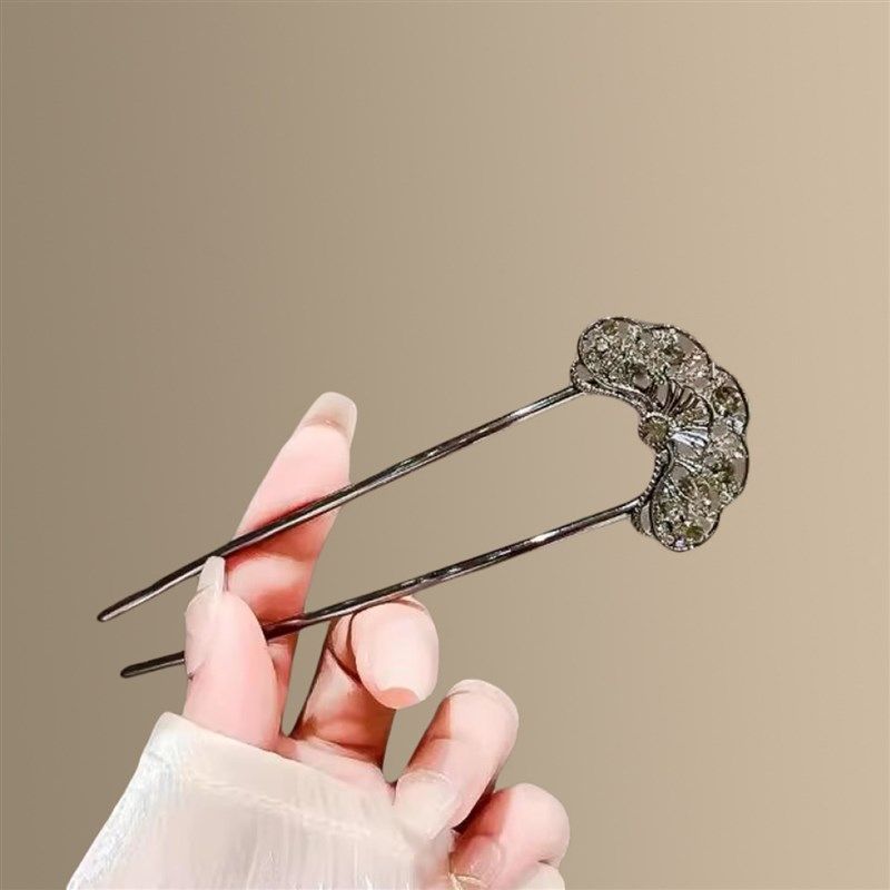 贝影银簪!古风U型水钻发簪!新款新中式简约个性盘发发钗女拎环,服饰配件/皮带/帽子/围巾,拎环,淘宝优惠券,粉丝福利购,淘宝优惠卷