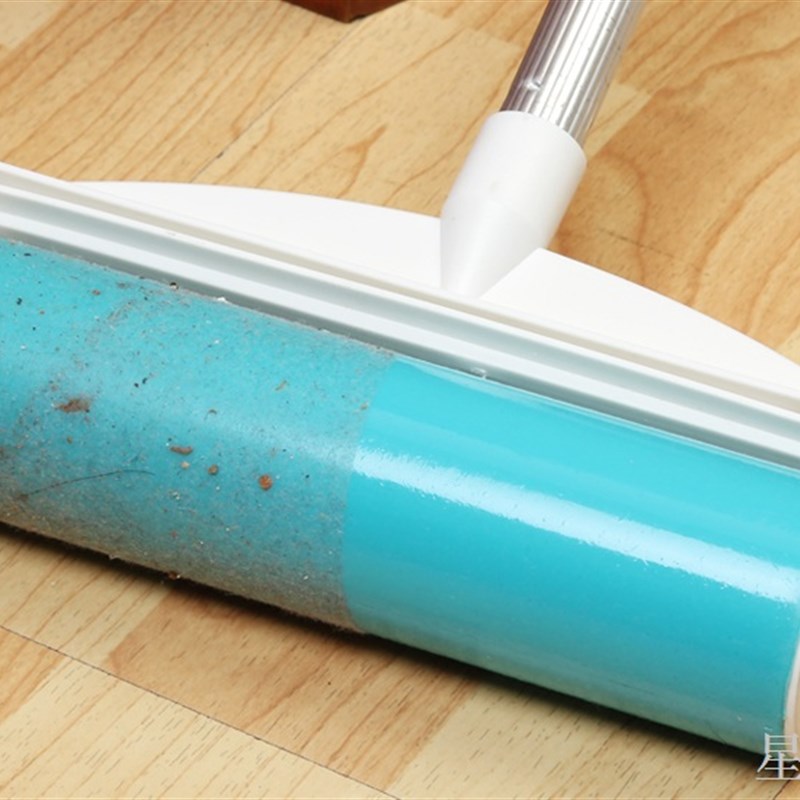 可水洗滚筒e大号加长手柄伸缩杆粘毛滚宠物毛发地板清洁地毯除尘