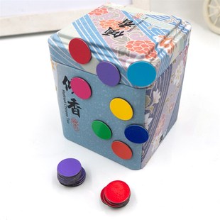 圆形冰箱磁贴圆点黑板白板教学教具磁力贴片磁性贴纯Y色奖惩磁贴