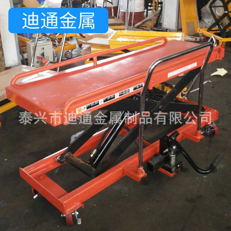 厂家供应 手动电动液压平台车 移动升降车 滚筒换模车