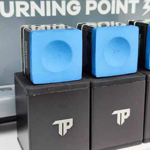 TP职业版巧克粉蓝色中式黑八美式九球斯诺克台球球杆巧粉油性擦粉