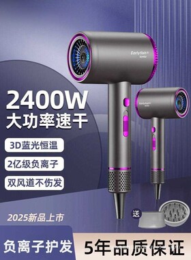德系吹风机家用负离子护发宿舍学生理发店电吹风速干风筒713其他