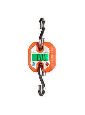 WH-C100威衡橙色台衡器电子吊秤液晶电子秤家用微型吊秤150kg