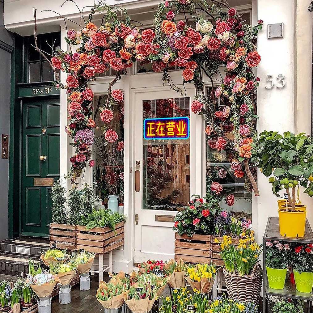 LED发光广告牌  open sign开业标志 仿霓虹开业标志定 制带遥控