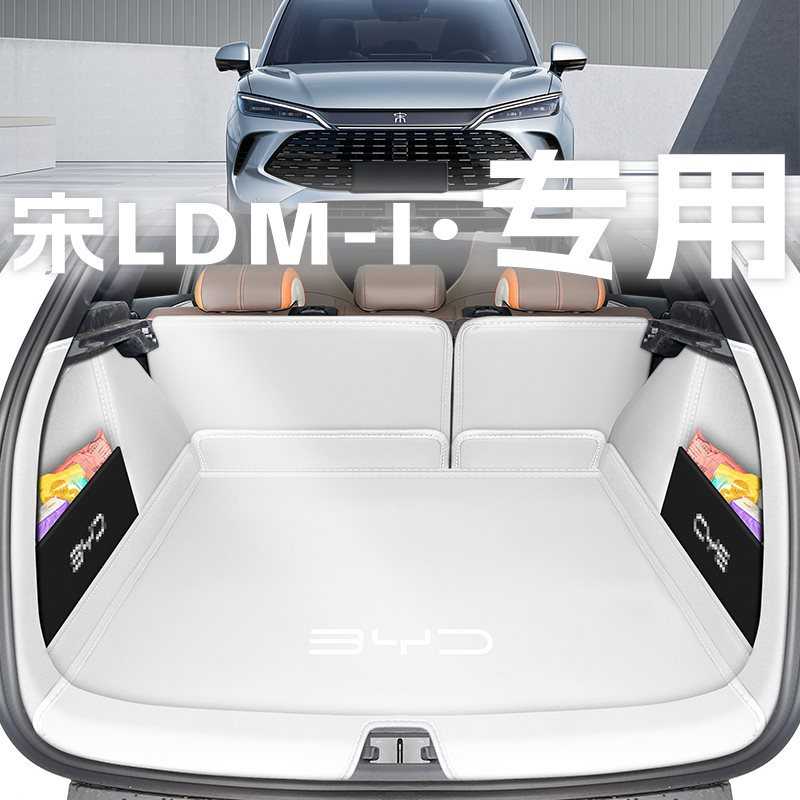 专用比亚迪宋ldmi后备箱垫全包围ev尾箱垫汽车用品大全配件装饰
