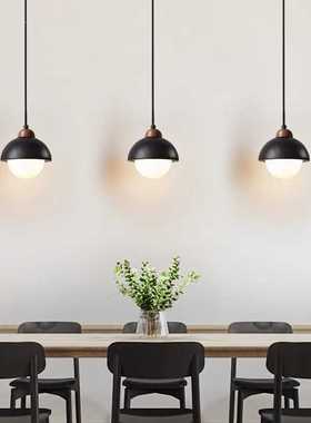 日式侘寂风黄洞石餐厅吊灯黑色洞石卧室床头吊线灯民宿客栈吧台灯