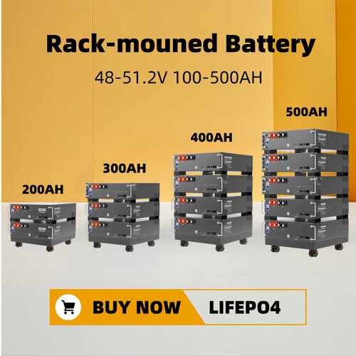 48V Solar Battery Lifepo4 Energy Storage  Built in BMS Home
