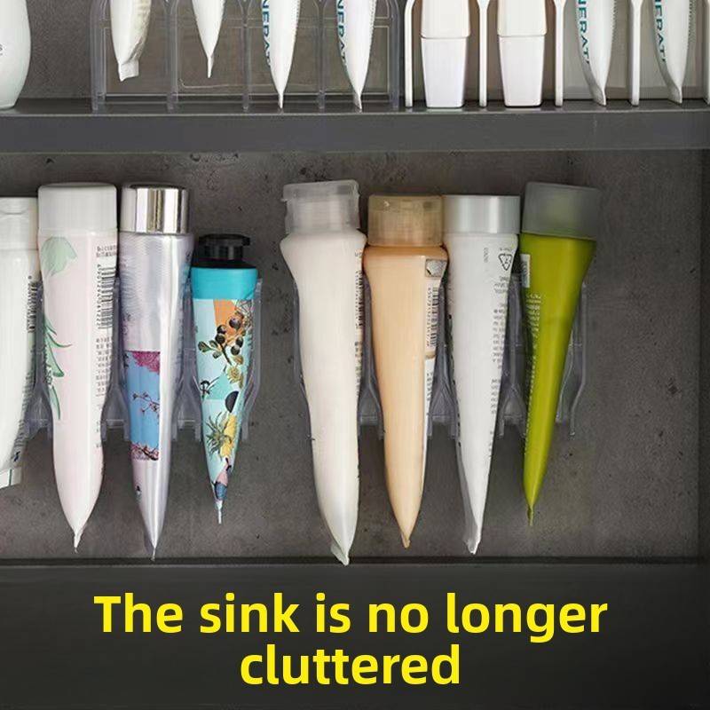 壁挂多功能收纳架卫生间新洗面奶化妆品置物架镜柜牙膏沥水