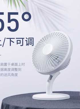 跨境SEMA新款USB风扇外贸货源迷你便携式usb充电静音学生电扇变频