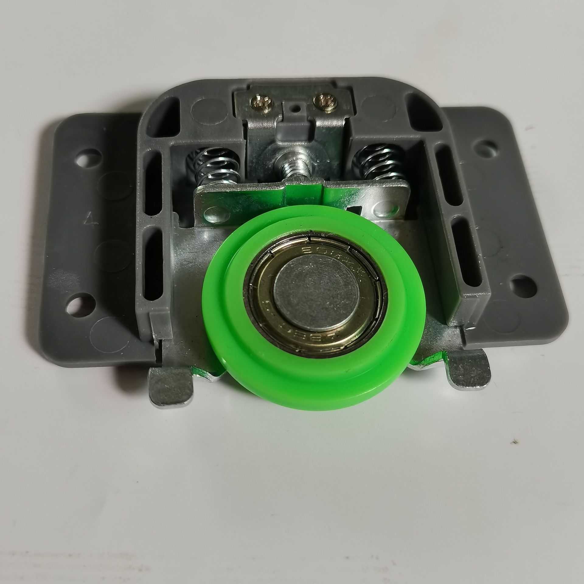 橱柜衣柜推拉移门导轨滑轮上下轨道滚轮折叠门凹槽趟门滚轮五金