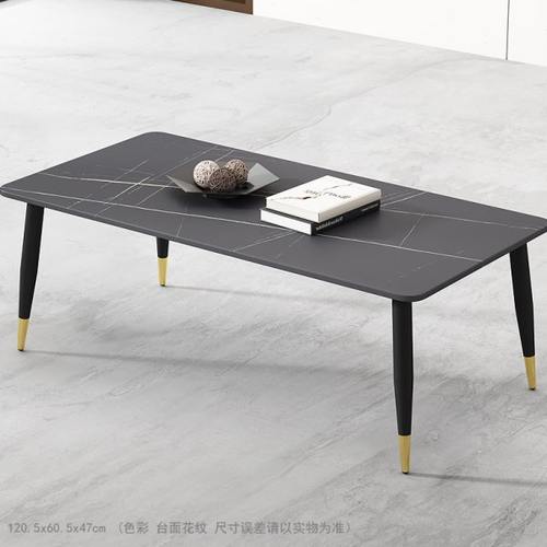 岩板茶几客厅家用现代简约小户型北欧极简网红办公室茶几方形组合