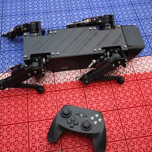 ROS开源四足机器人 机器狗 智能仿生12舵机中号 树莓派python编程