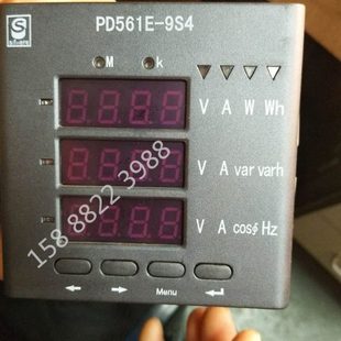 多功能数显电度表PD561E 9S4电压表电流表温控仪PA5611