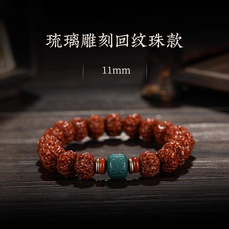 正品树王小金刚菩提子手串天然机刷包浆玉化佛珠文玩男文玩核桃