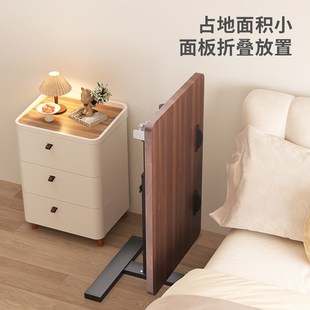 可移动床边桌升降笔记本电脑书桌床上小桌子休闲娱乐Y餐桌折叠宿