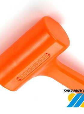 厂家供应0.5-6LB橙色无弹力锤PVC锤 圆头锤 防震锤 可定牌