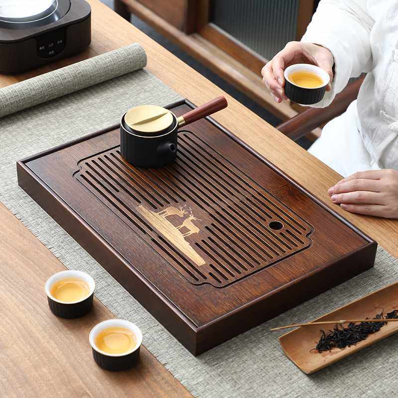 茶盘家用嵌入式现代小型沥储水式茶台功夫茶具竹茶海简约干泡台艺,3C数码配件,摄像机配件,淘宝优惠券,粉丝福利购,淘宝优惠卷