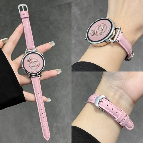 靓戴oppowatchx3mini表带亮面皮