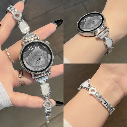 靓戴华为watchgt6表带鎏金细闪
