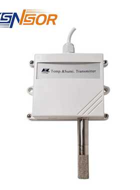 昆仑海岸壁挂式温湿度变送器JWSK-6ACW6A  4-20MA DC24V 温度可选