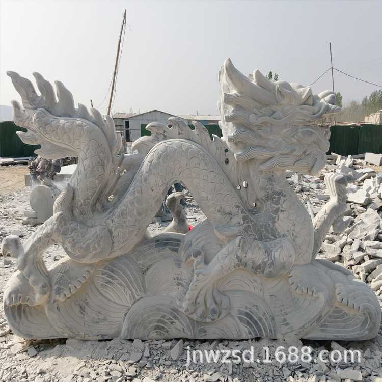 青石石头龙定制景观石雕青龙图集大型石刻龙凤雕像价格物美价廉