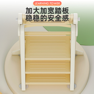 学习塔蒙氏宝宝j洗手台阶凳可折叠儿童洗漱台踩凳楼梯子脚踏垫脚