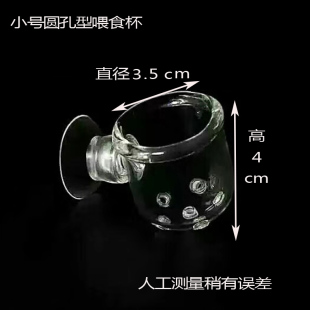 玻璃水草杯鱼缸水族箱饲育造景盆缸内型水草种植杯玻璃水草造景盆