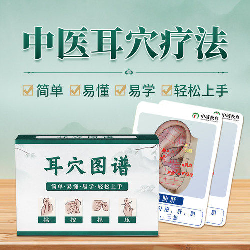 【官方正版】耳穴图谱
