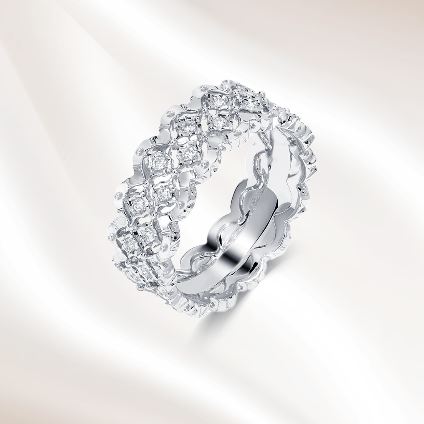 PT950铂金钻戒母亲情人节礼物