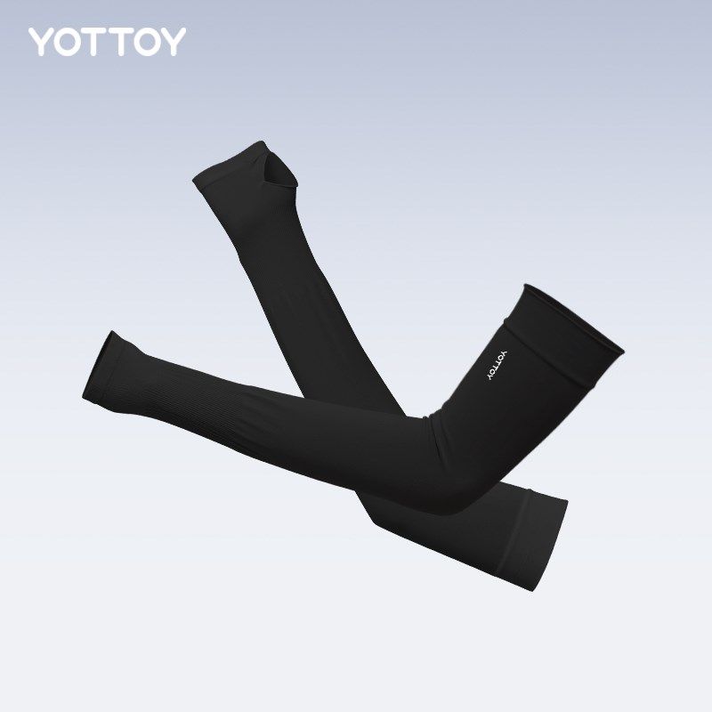 冰袖防晒袖套女款男夏季冰丝凉感骑行户外开车长款半指2024新手套