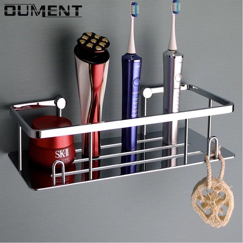 浴室方形置物架全铜 打孔式大号转角网篮 淋浴房卫生间置物板加深,家装主材,卫浴置物架,淘宝优惠券,粉丝福利购,淘宝优惠卷