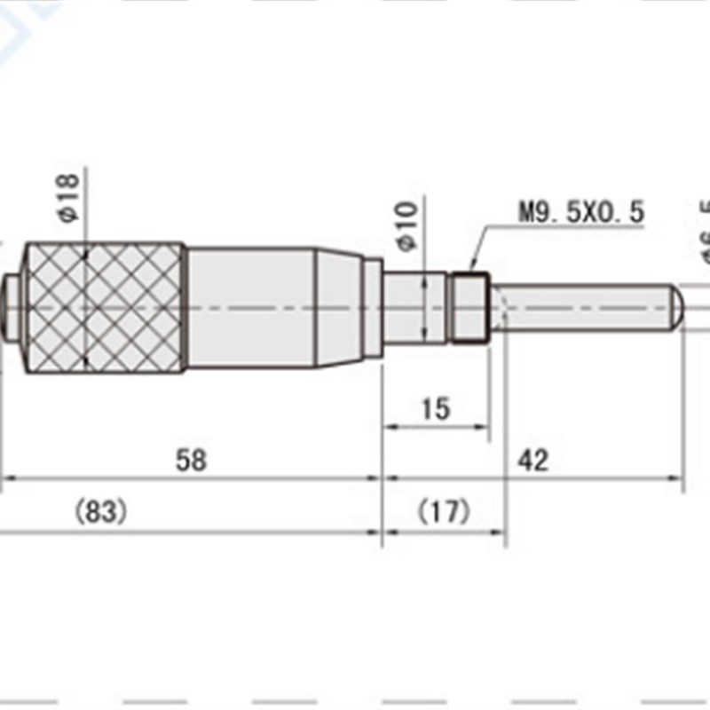 CFCC50/CFCMk/CFCY/CFCR6 13 25测微头微分头CFCD25测量千分尺旋