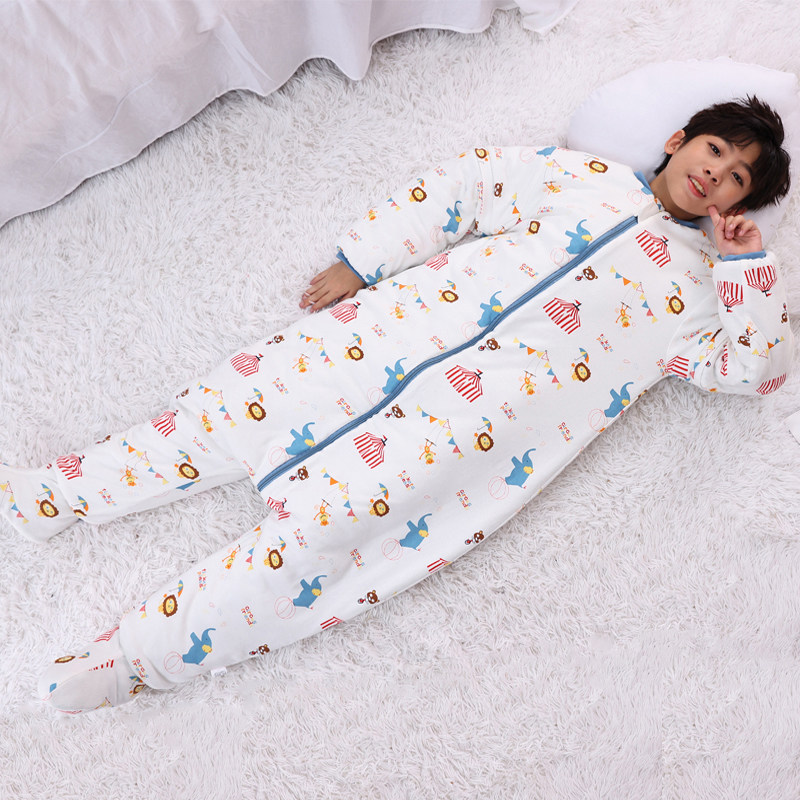 中大童分腿睡袋儿童春秋薄款宝宝小学生两件式防踢被秋冬季天加厚,婴童用品,睡袋/防踢被,淘宝优惠券,粉丝福利购,淘宝优惠卷