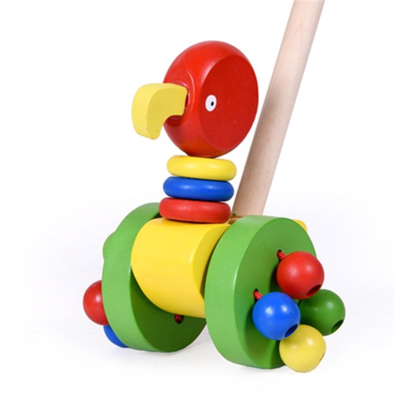 儿童推推乐 木质单杆学步手推车玩具1周岁婴儿2-3岁半宝宝男女孩,玩具/童车/益智/积木/模型,手推学步玩具,淘宝优惠券,粉丝福利购,淘宝优惠卷