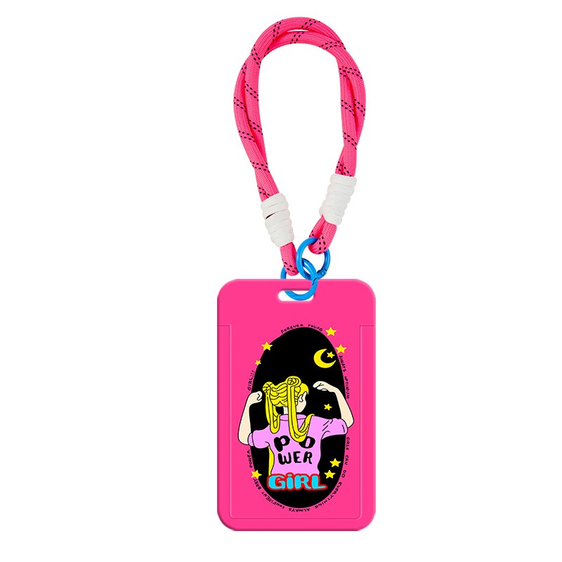 原创【美少女壮士】保护卡套保护卡身份J证驾驶证白卡壳电梯卡防