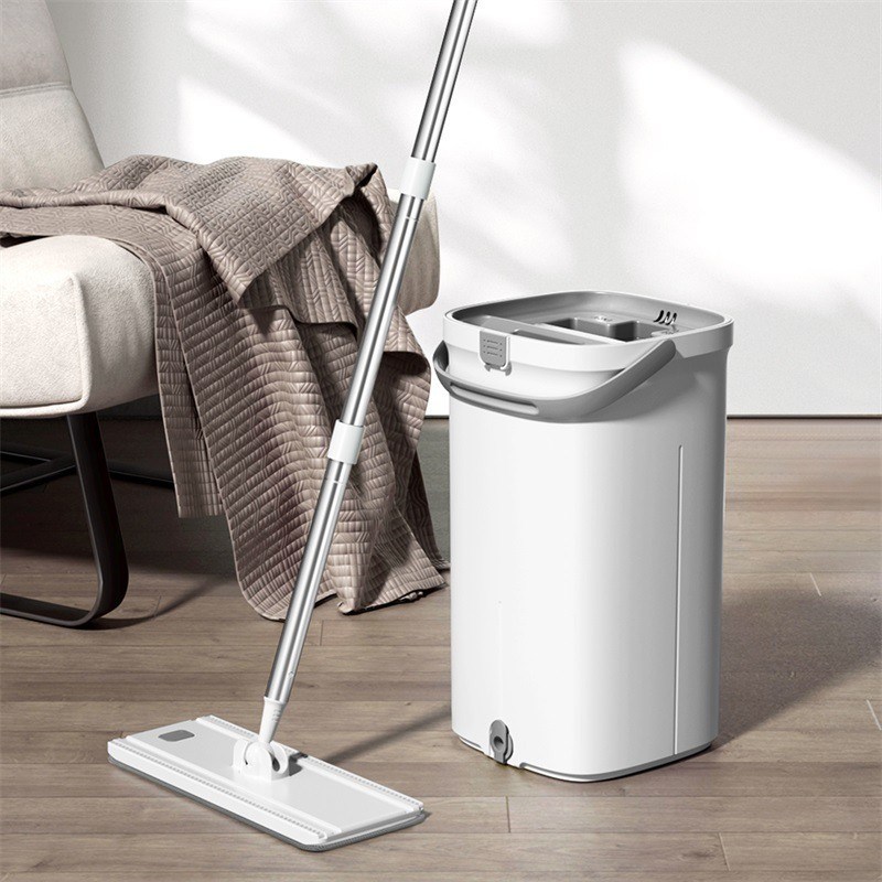 免手洗拖把2021新款自动拖布家用地拖一拖净地板S懒人平板拖地墩