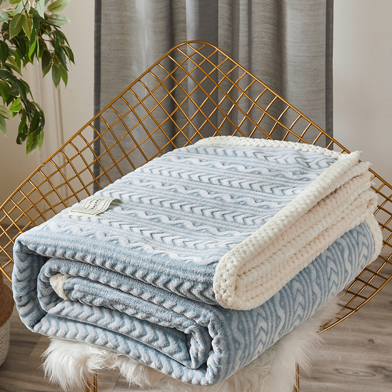 冬季加厚珊瑚毯毛毯春秋空调毯铺床盖毯单双人小毯T子办公室午睡