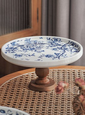 入户玄关钥匙收纳l托盘客厅陶瓷装饰品摆件置物架家居好物礼物可