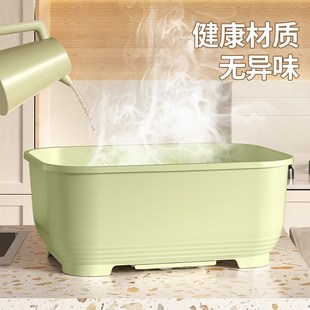 塑料沥水碗柜收纳箱厨房碗w筷收纳盒碗碟架家用带盖防尘沥水碗架