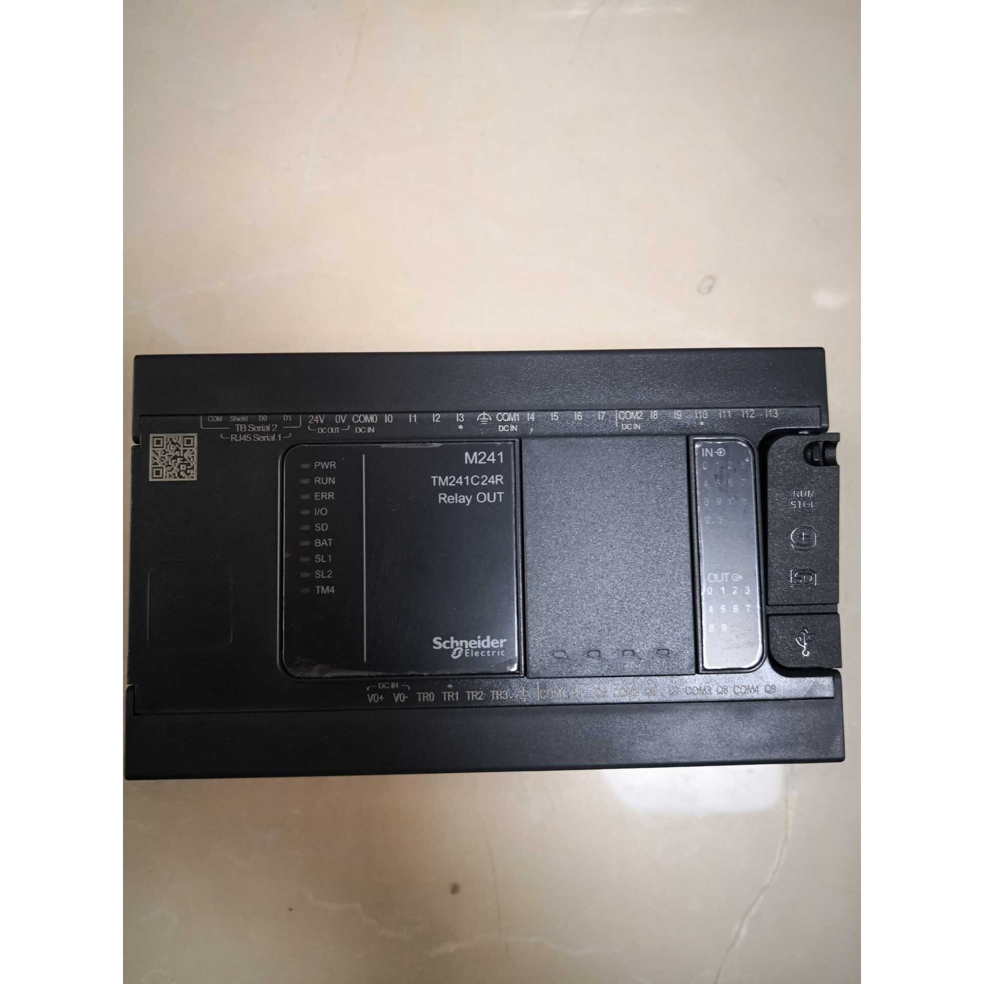 TM221M16TG PLC可编程控制器模块 16点 IO，源型输出弹簧接线端子