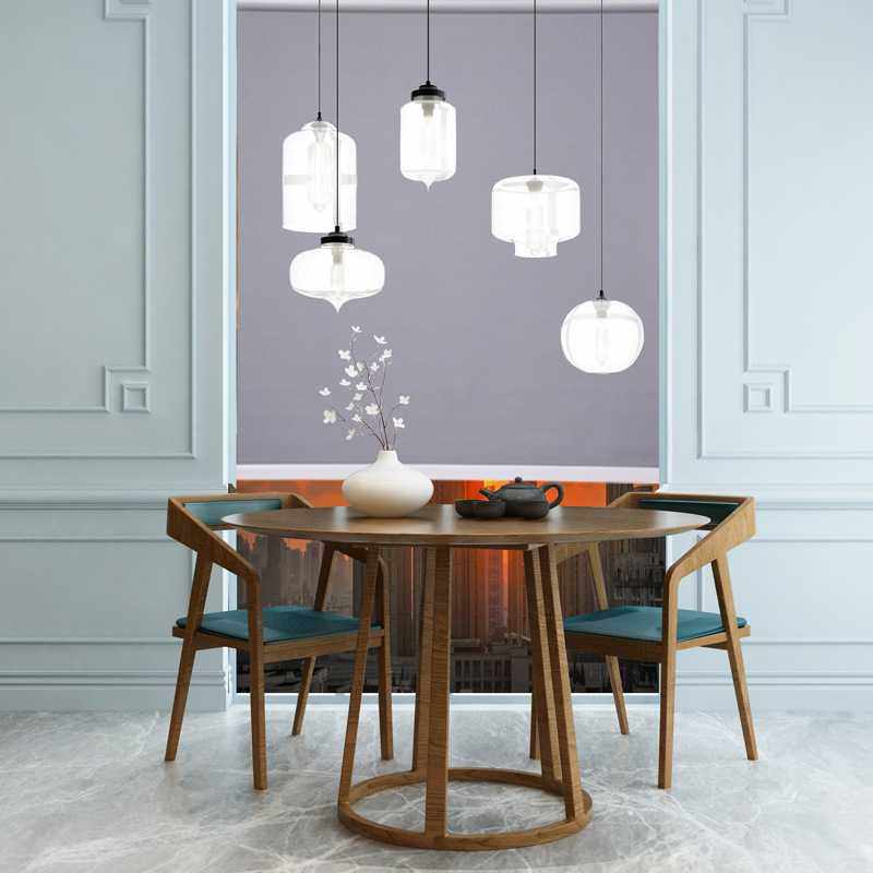 定制办公室窗帘素色纯色办拉帘卷帘全遮光半遮光窗帘订做 厂家