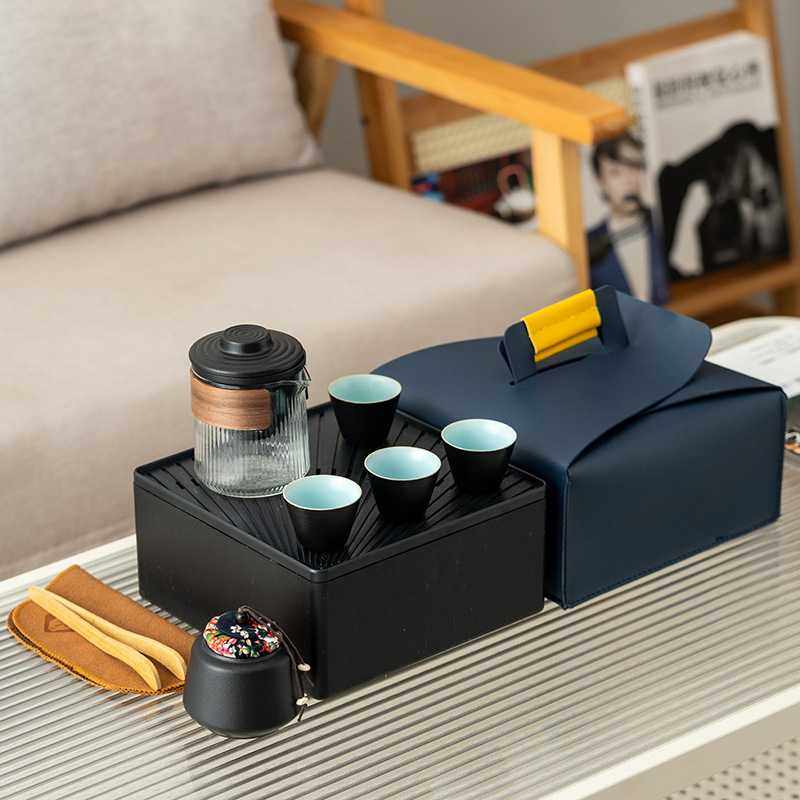 便携式旅行茶具套装带茶盘户外露营简约泡茶壶快客杯功夫茶具礼品,3C数码配件,摄像机配件,淘宝优惠券,粉丝福利购,淘宝优惠卷