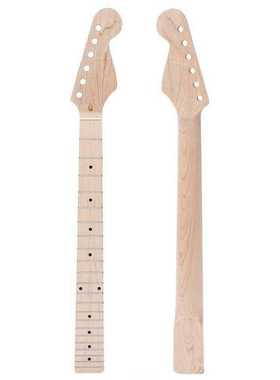 22品 枫木指板 电吉他琴颈柄for Fenders ST Strat --不带背中线