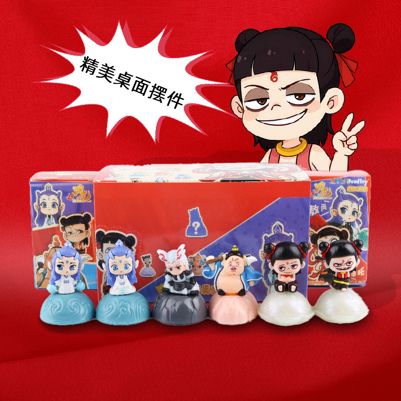 哪吒手办盲盒玩具摆件