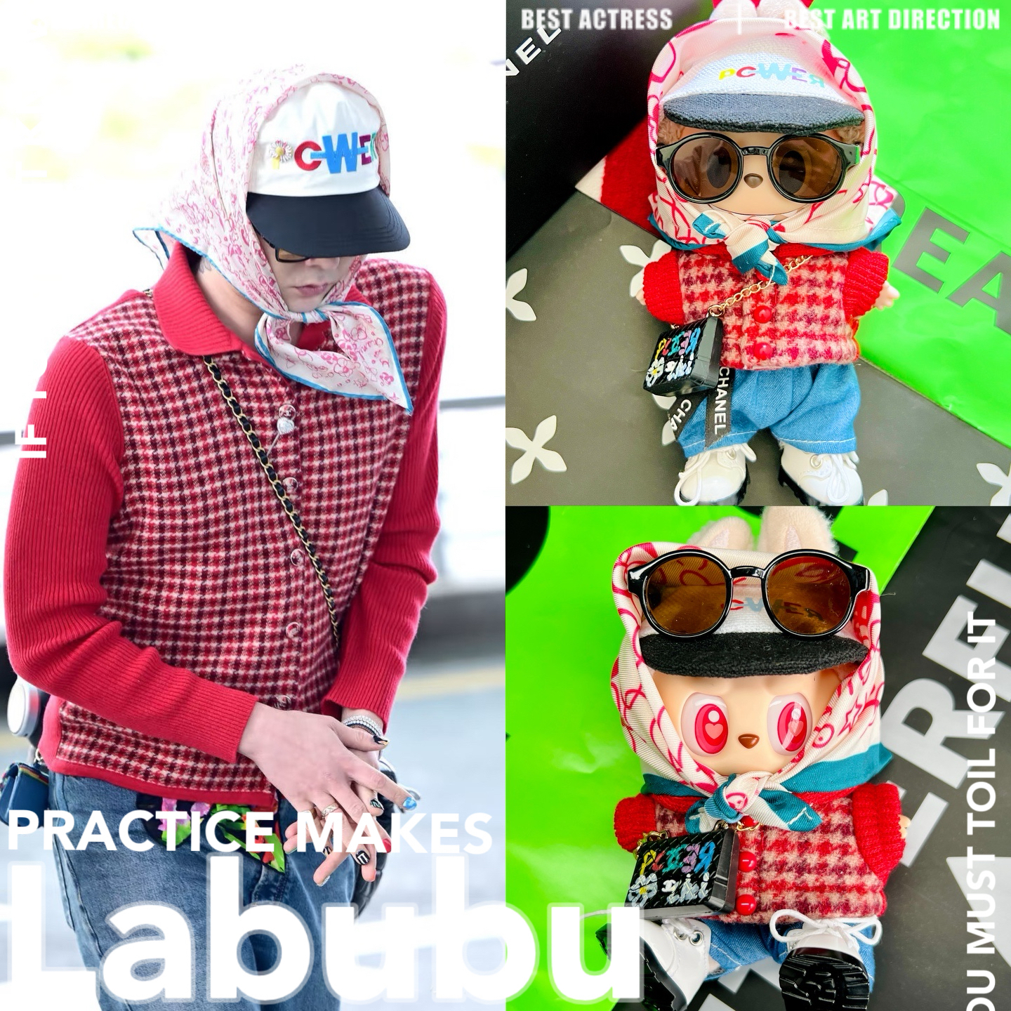 拉布布GD权志龙同款~小香风娃衣